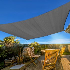 Prohibited From Sale On Amazon XISHAN 12'X16' Turquoise,Dark Grey,Light Grey,Rust Red,Scarlet,Sand,Beige HDPE Sunshade Sail, 160 Grams (Option: 12X16ft-Dark Grey)