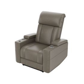 Power Recliner (Main Material: PU Leather, Main Color: Wood)