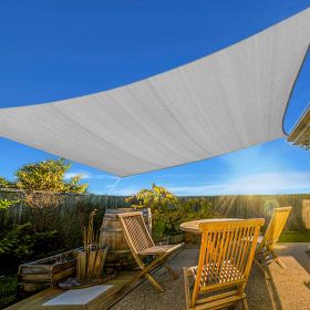 Prohibited From Sale On Amazon XISHAN 13'X20' Light Grey,Dark Grey,Mocha HDPE Sunshade Sail, 160 Grams (Option: 13X20ft-Light Grey)